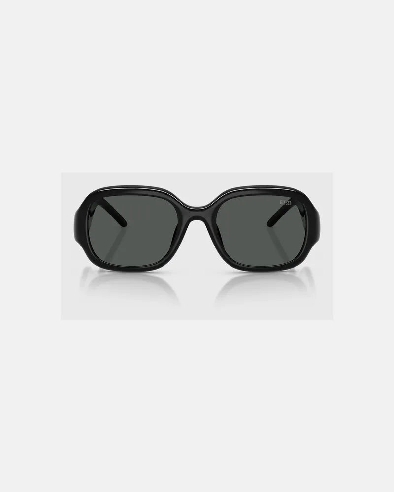 Diesel Pillow-Sonnenbrille - Sonnenbrille - Unisex - Schwarz Schwarz