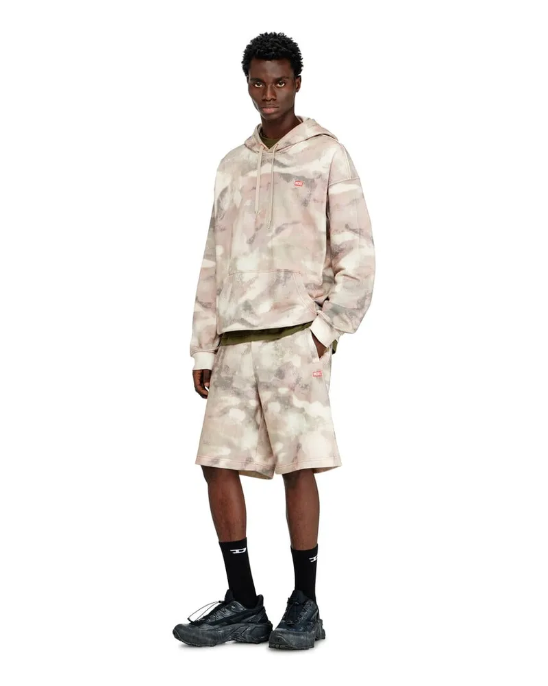 Diesel Kapuzenpullover aus Bio-Baumwolle mit Camouflagemuster - Sweatshirts - Herren - Bunt Bunt