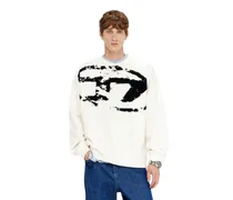 Baumwoll-Sweatshirt mit geflocktem Oval D - Sweatshirts - Herren - Bunt