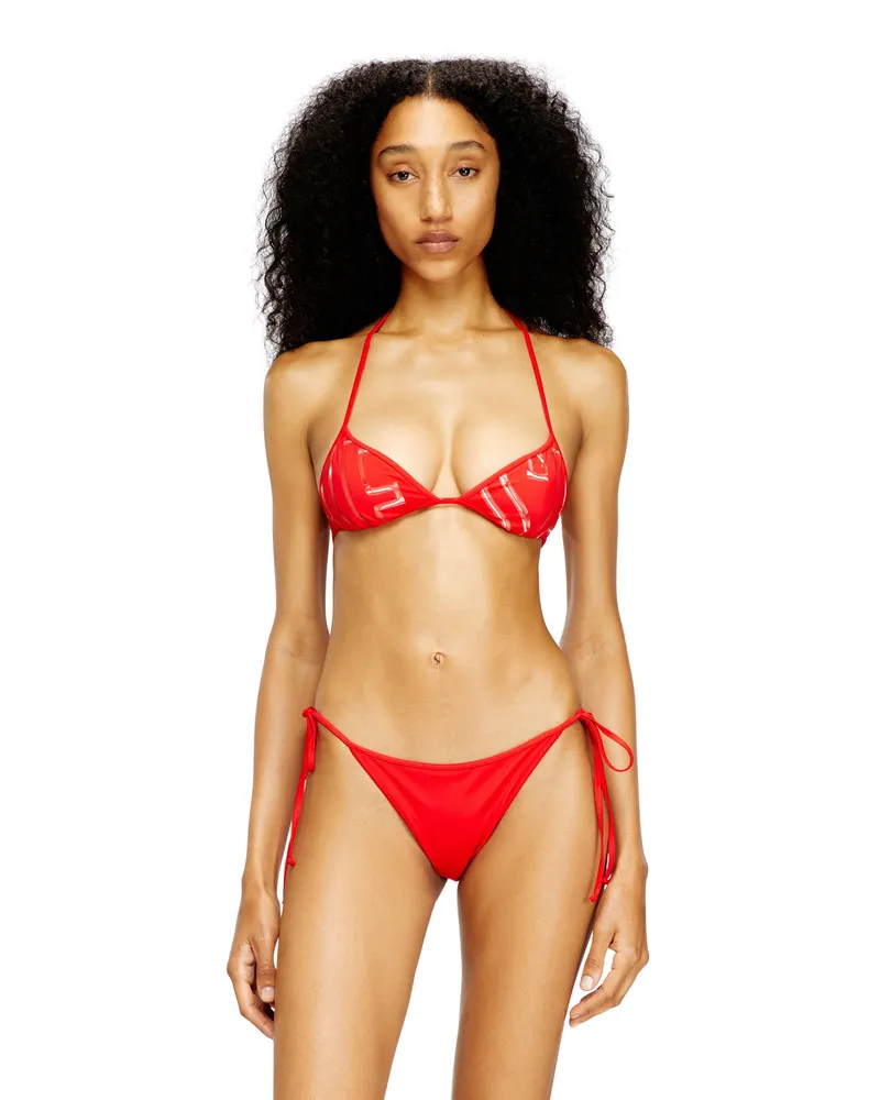 Diesel Bikinioberteil mit Grafikprint - BHs - Damen - Rot Rot