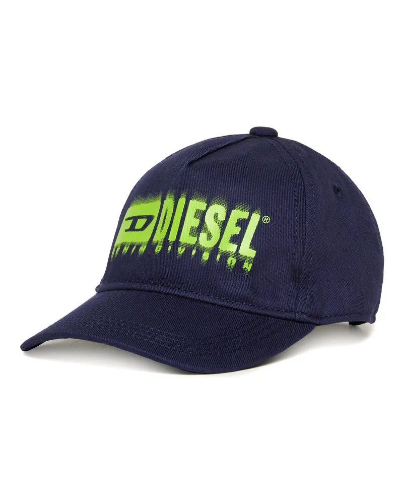Diesel Basecap aus Denim mit Dégradé-Logo - Weitere Accessoires - Unisex - Blau Blau