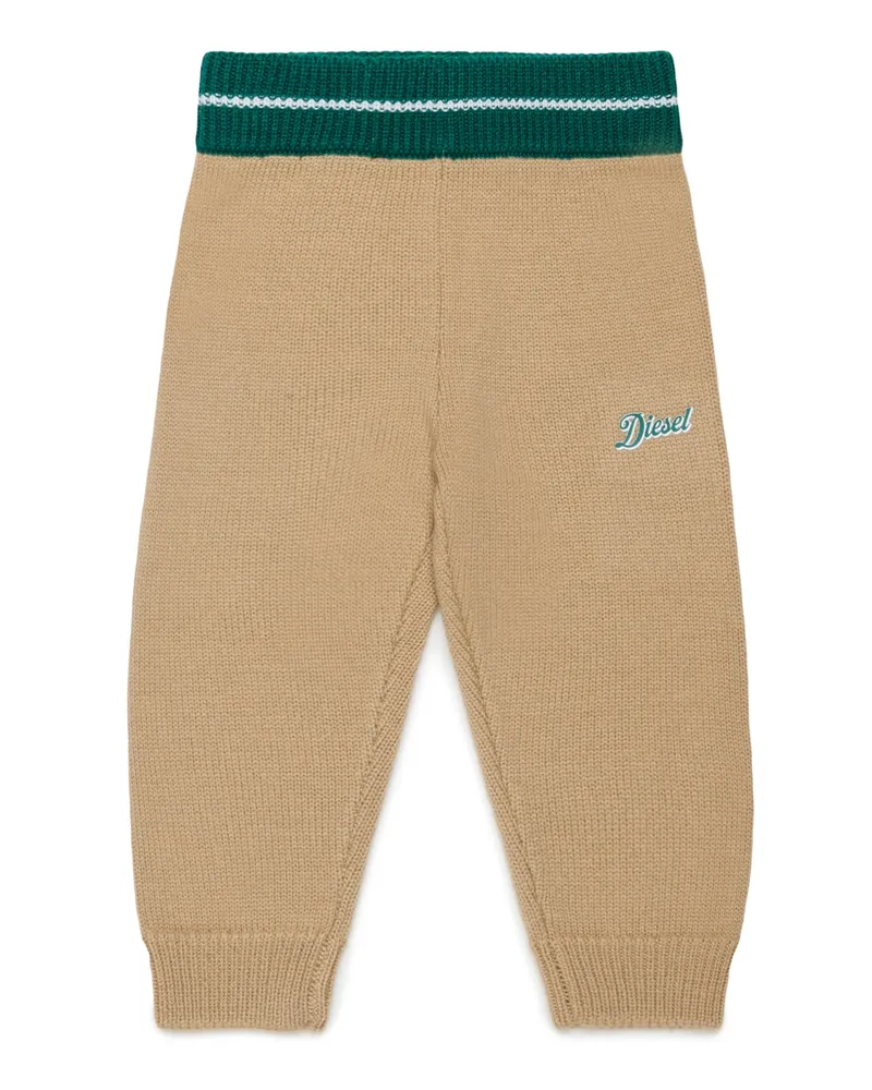 Diesel Strickhose aus Wollmischung - Hosen - Unisex - Braun Braun