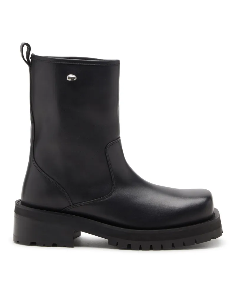 Diesel D-Texan - Lederstiefel - Stiefel - Herren - Schwarz Schwarz