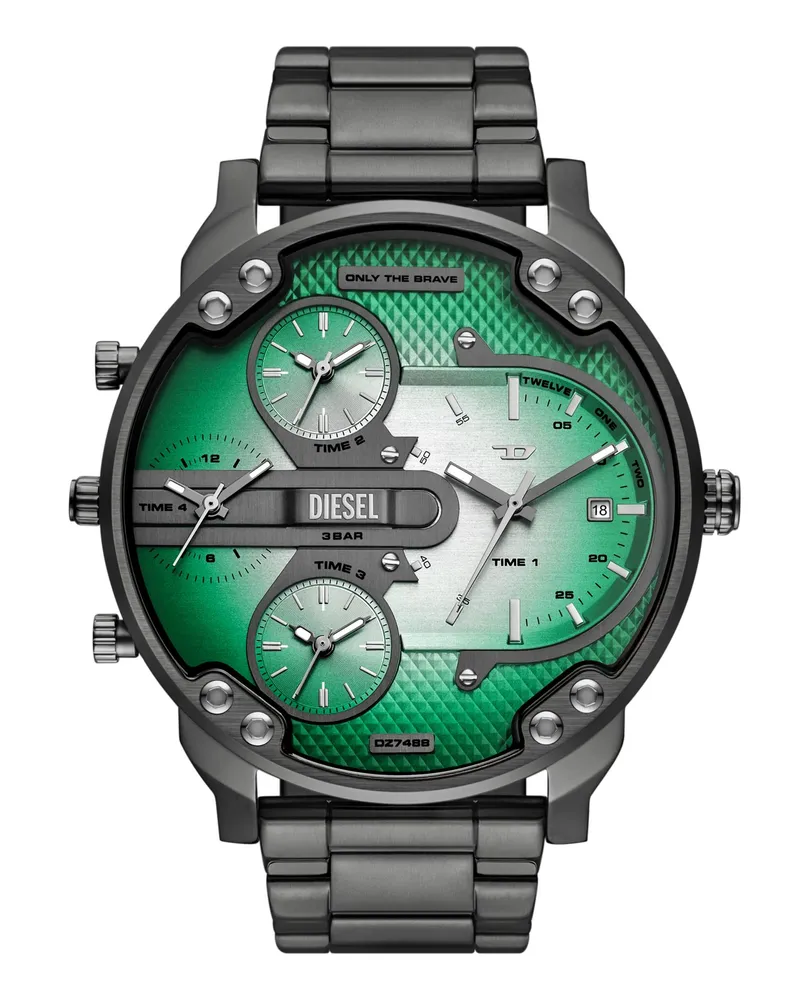 Diesel Mr. Daddy Slim Uhr aus Edelstahl - Uhren - Herren - Grau Grau