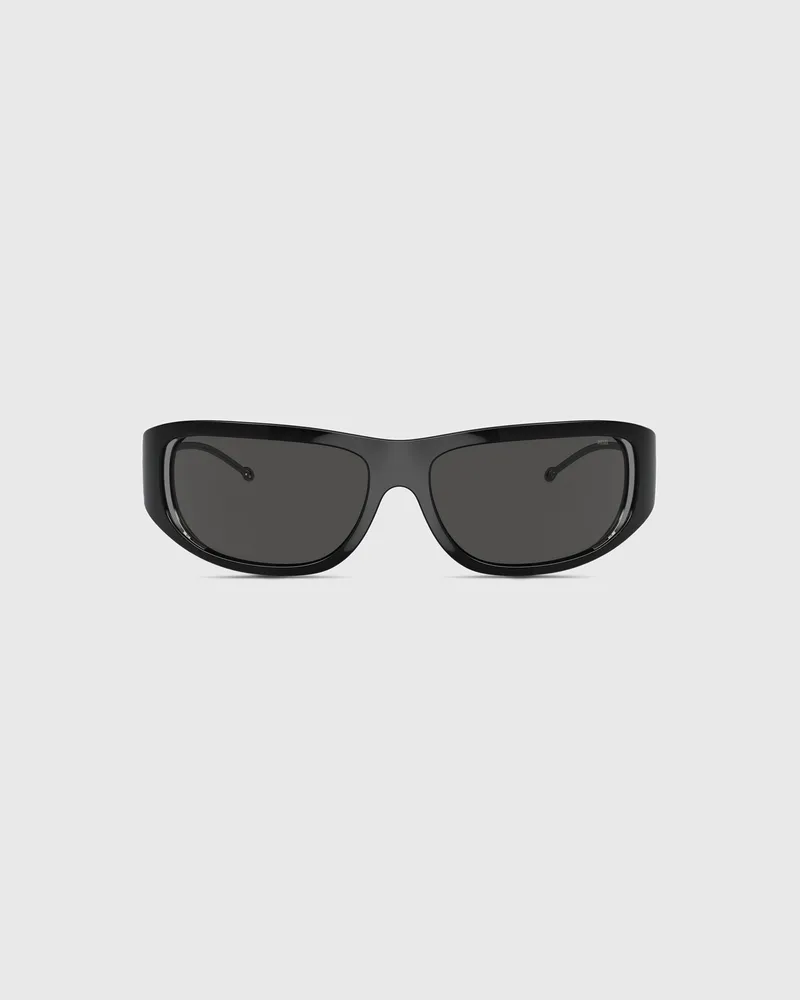 Diesel Wraparound-Stil Brille - Sonnenbrille - Unisex - Schwarz Schwarz