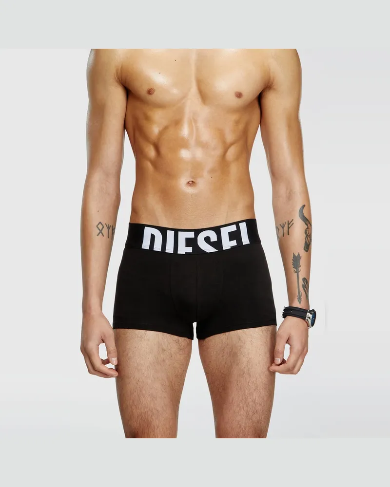 Diesel Retropants im Dreierpack aus Baumwollstretch - Boxershorts - Herren - Schwarz Schwarz