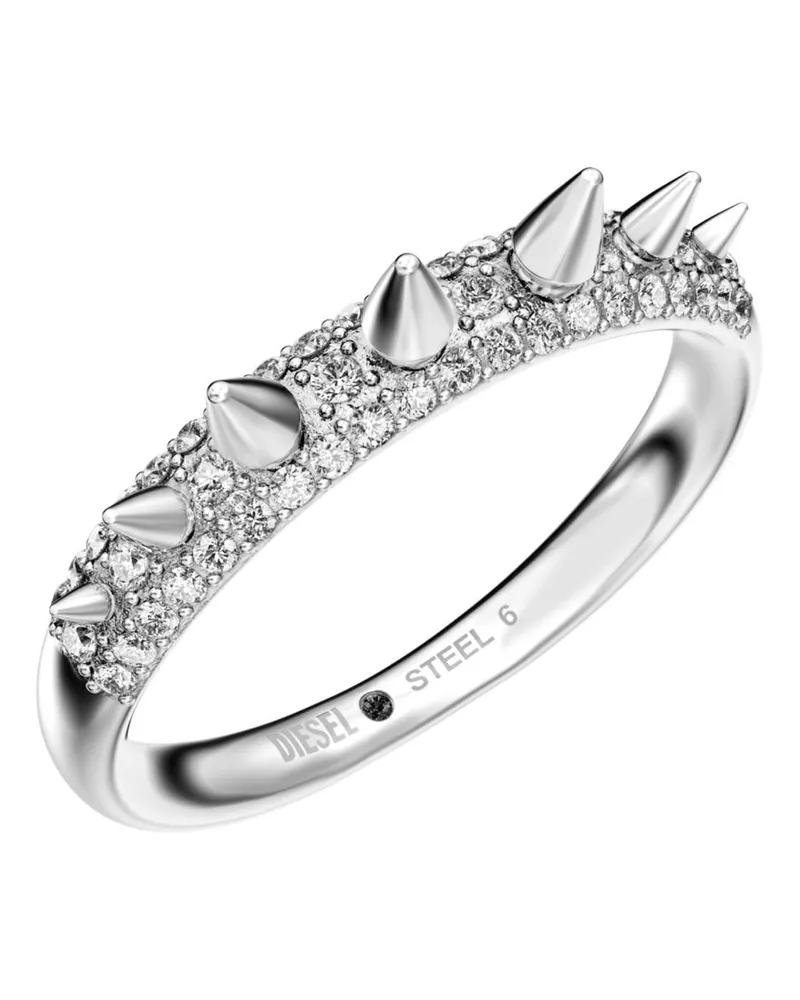 Diesel Bandring aus Edelstahl - Ringe - Unisex - Silber Silber