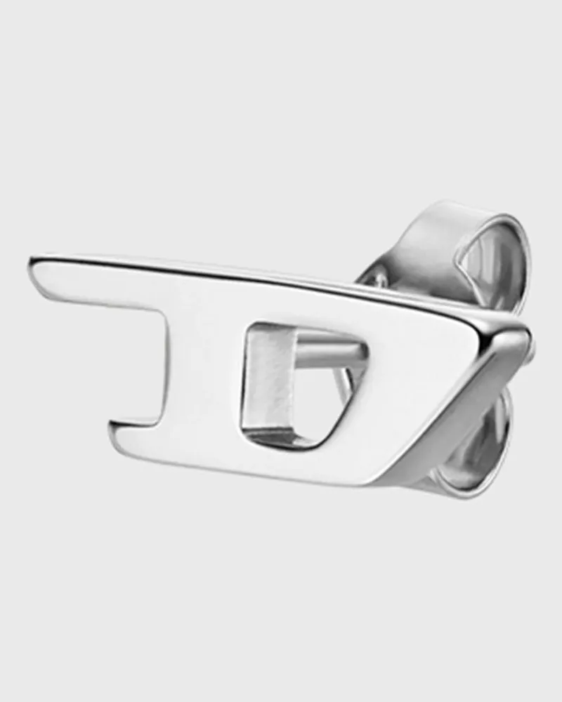 Diesel Ohrstecker aus Edelstahl - Ohrringe - Unisex - Silber Silber