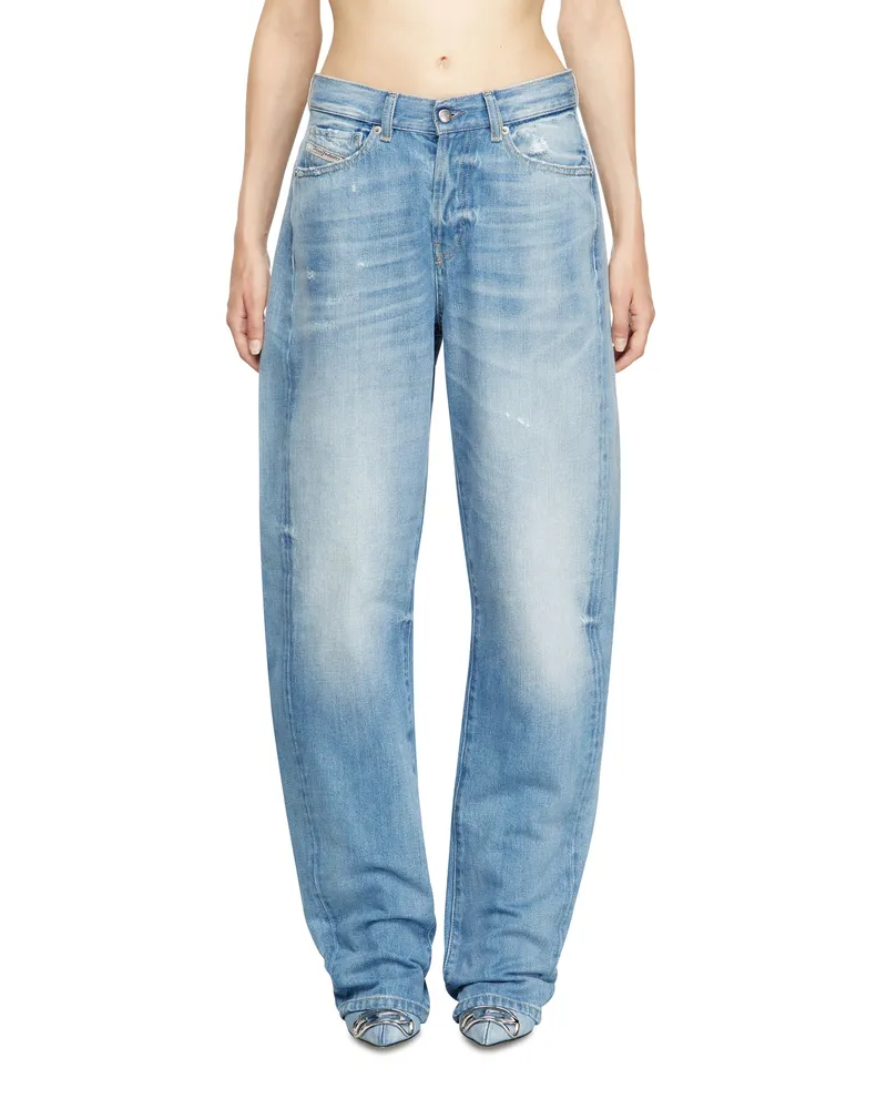 Diesel Relaxed Jeans - 1974 D-Ellz - Jeans - Damen - Blau Blau