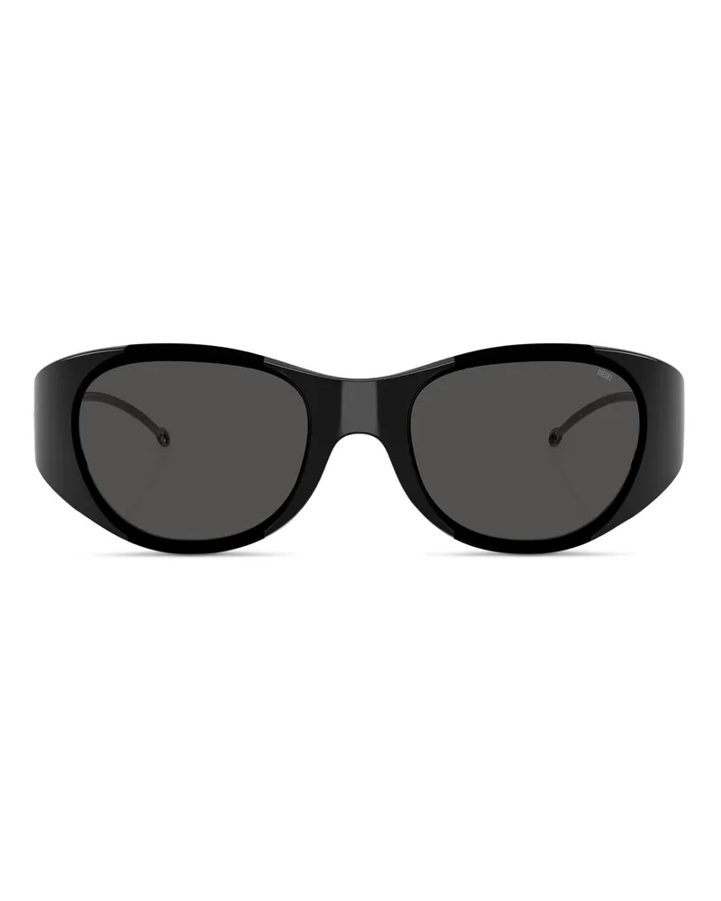 Diesel Ovale Sonnenbrille - Sonnenbrille - Unisex - Grau Grau