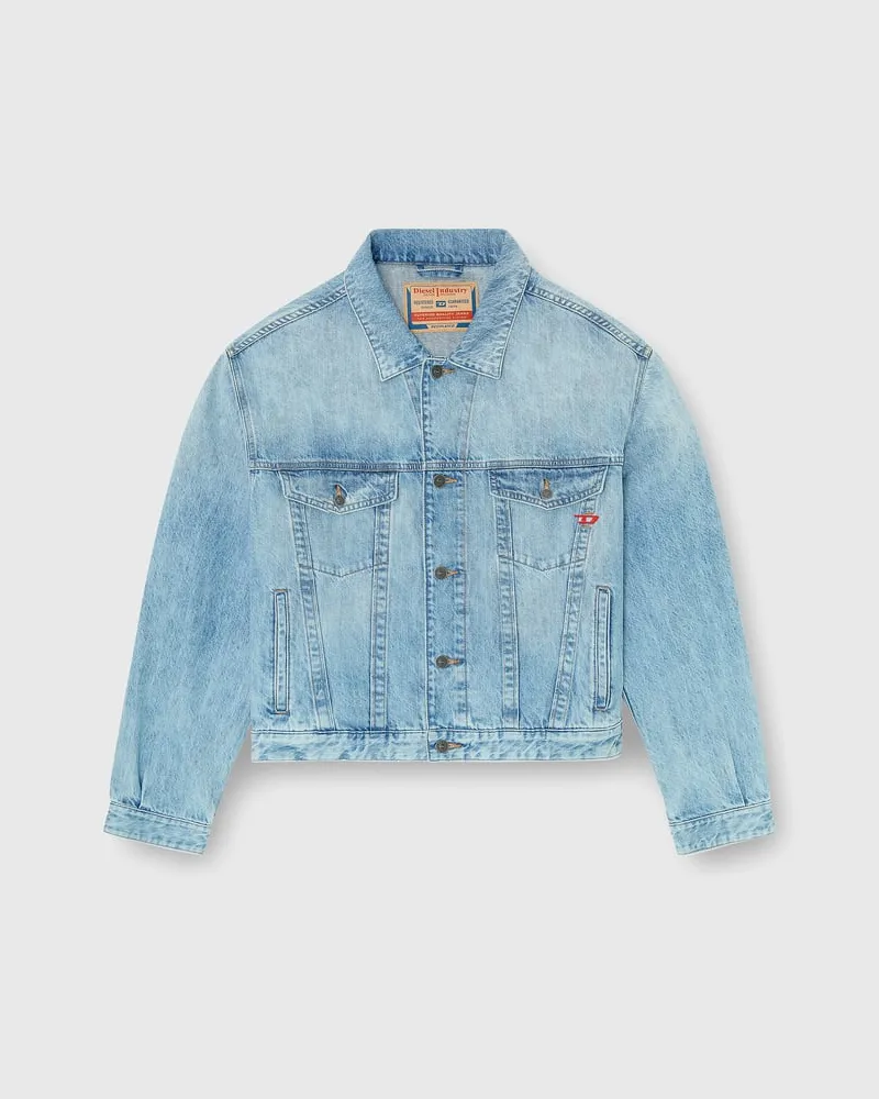 Diesel Trucker-Jacke aus denim - Denim jacken - Unisex - Blau Blau