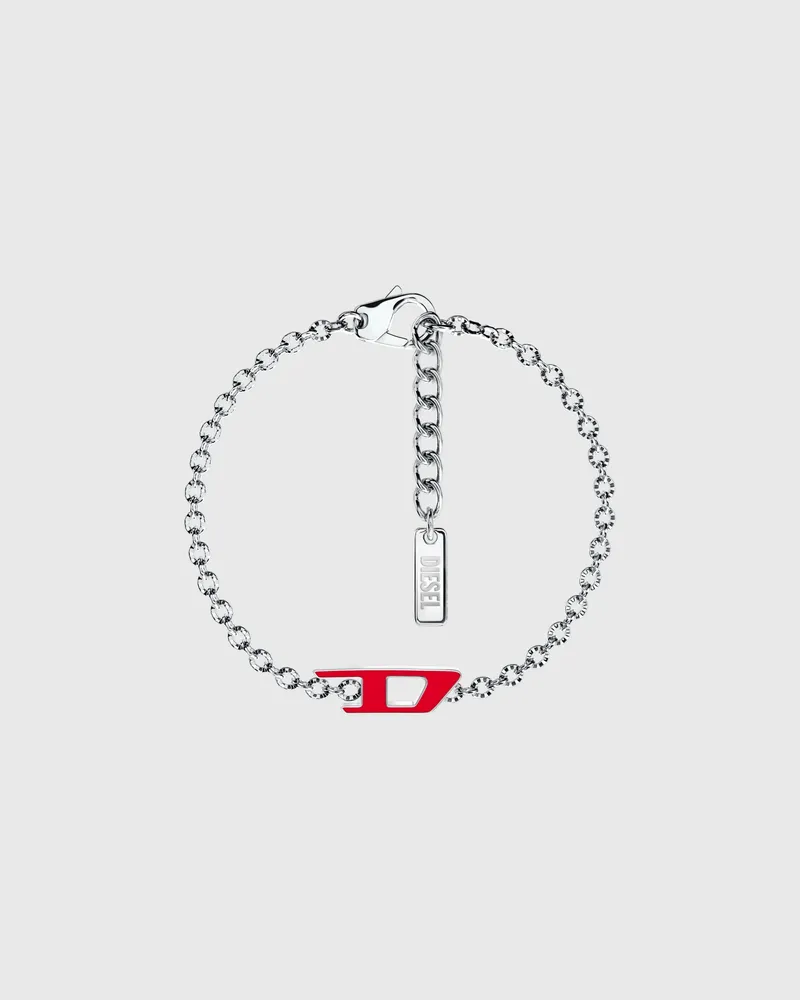 Diesel Armband aus Edelstahl - Armbänder - Unisex - Silber Silber