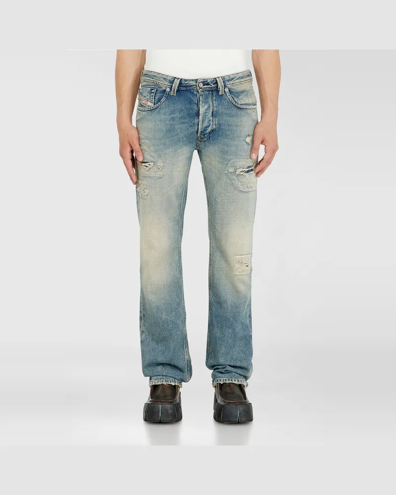 Diesel Regular Jeans Low Waist 1985 Larkee,, Knopfverschluss Blau
