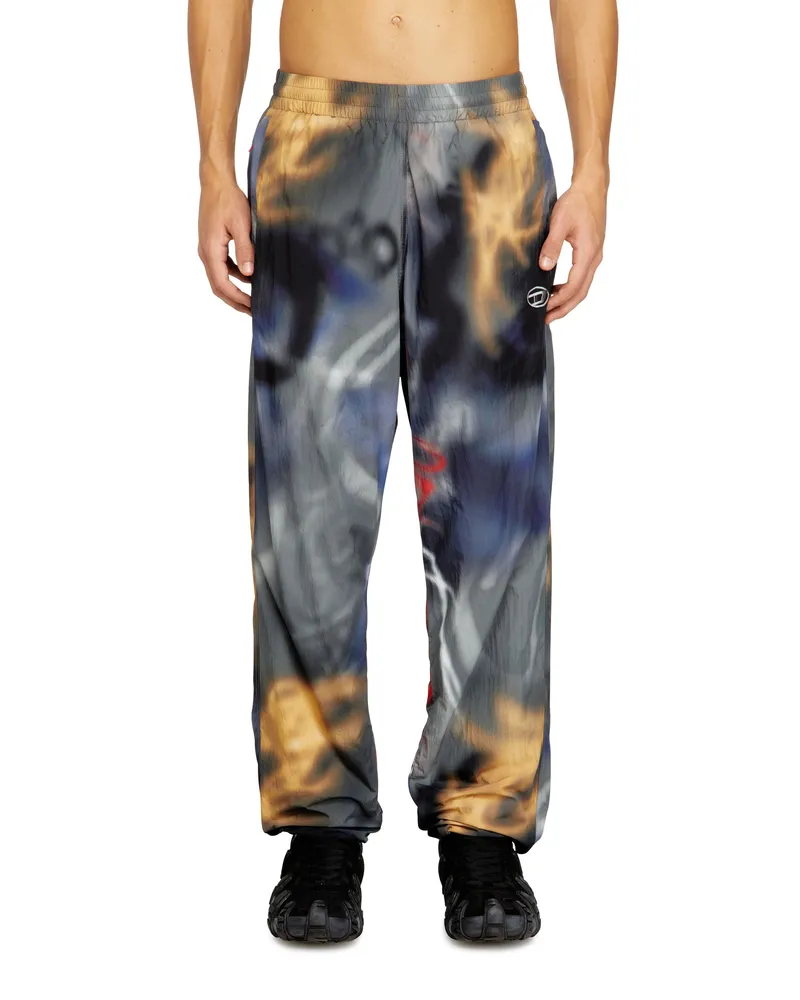 Diesel Nylonhosen mit Allover-Print - Hosen - Herren - Bunt Bunt