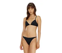 Triangle-BH aus Nylon mit Oval D-Detail - BHs - Damen - Schwarz