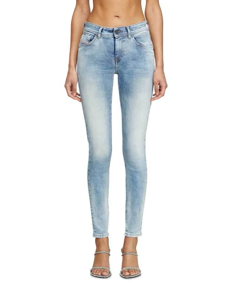 Diesel Skinny Jeans - 2017 Slandy - Jeans - Damen - Blau Blau