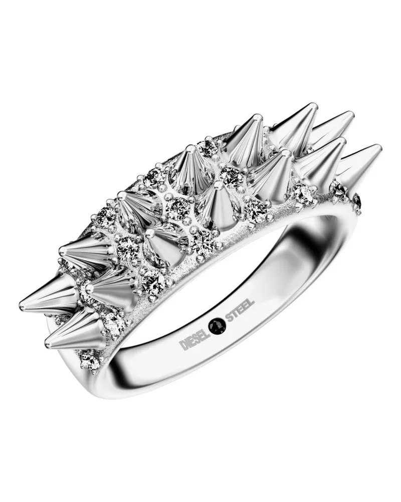 Diesel Bandring aus Edelstahl - Ringe - Unisex - Silber Silber