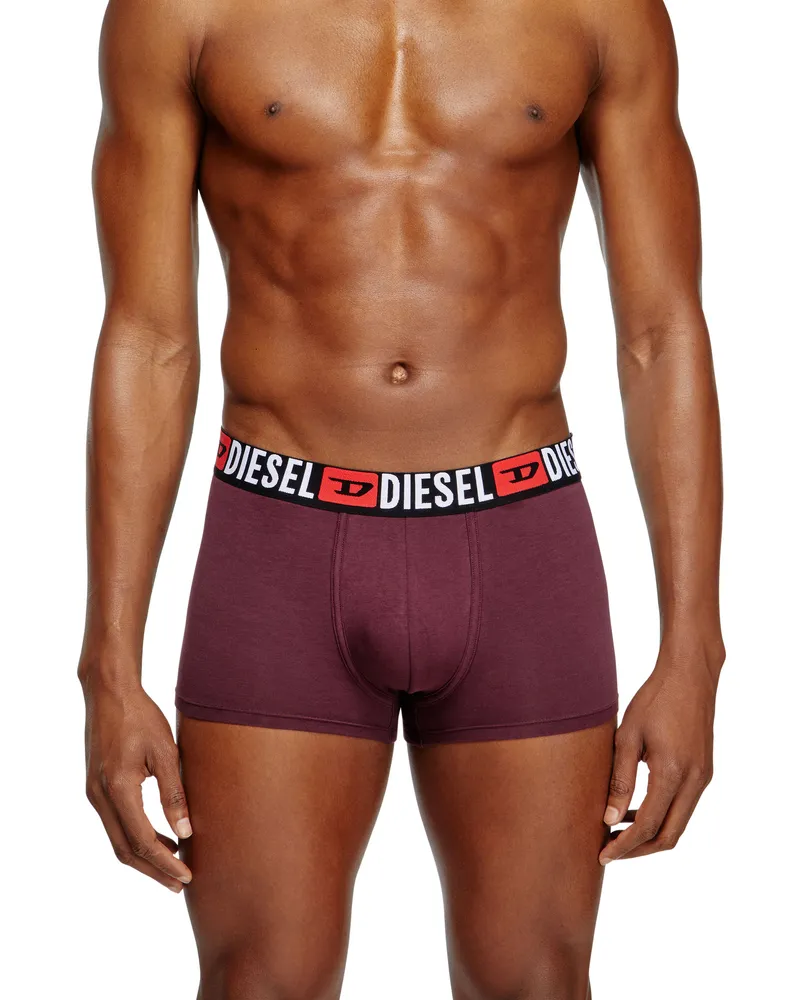 Diesel Retropants im Dreierpack mit umlaufendem Logo am Bund - Boxershorts - Herren - Bunt Bunt
