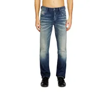 Slim Jeans Regular Waist 1993 D-Vyl, Dunkelblau, Knopfverschluss