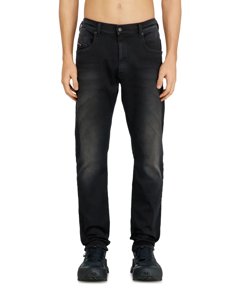 Diesel Regular Regular Waist 2032 D-Krooley-BW Joggjeans, Farbig, Elastischer Bund Schwarz