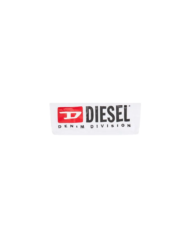 Diesel Bandeau-Bikini-Top mit Maxi-Logo - BHs - Damen - Weiss Weiss