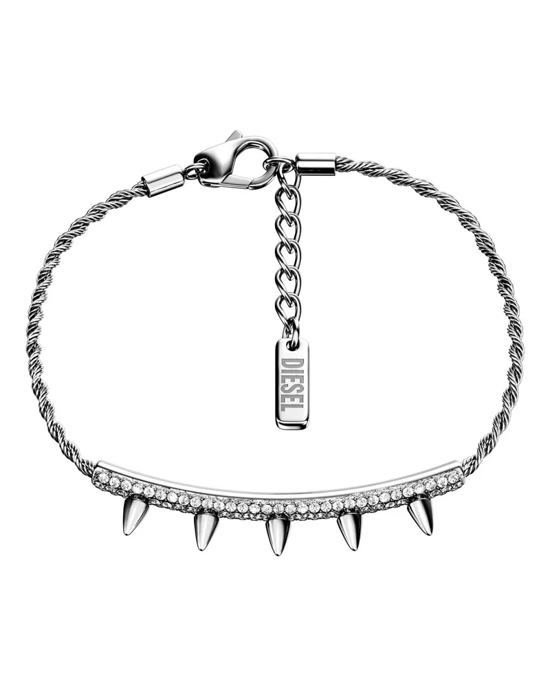 Diesel ID-Armband aus Edelstahl - Armbänder - Unisex - Silber Silber