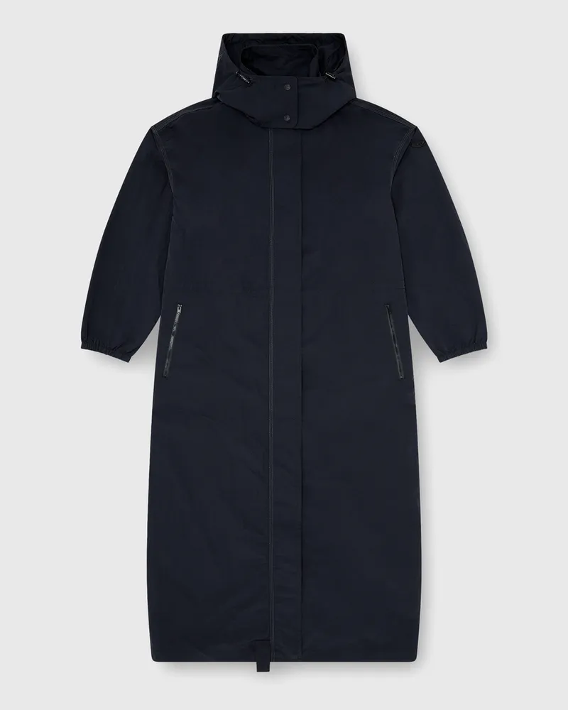 Diesel Nylon-Trenchcoat mit abnehmbarer Kapuze - Jacken - Damen - Blau Blau