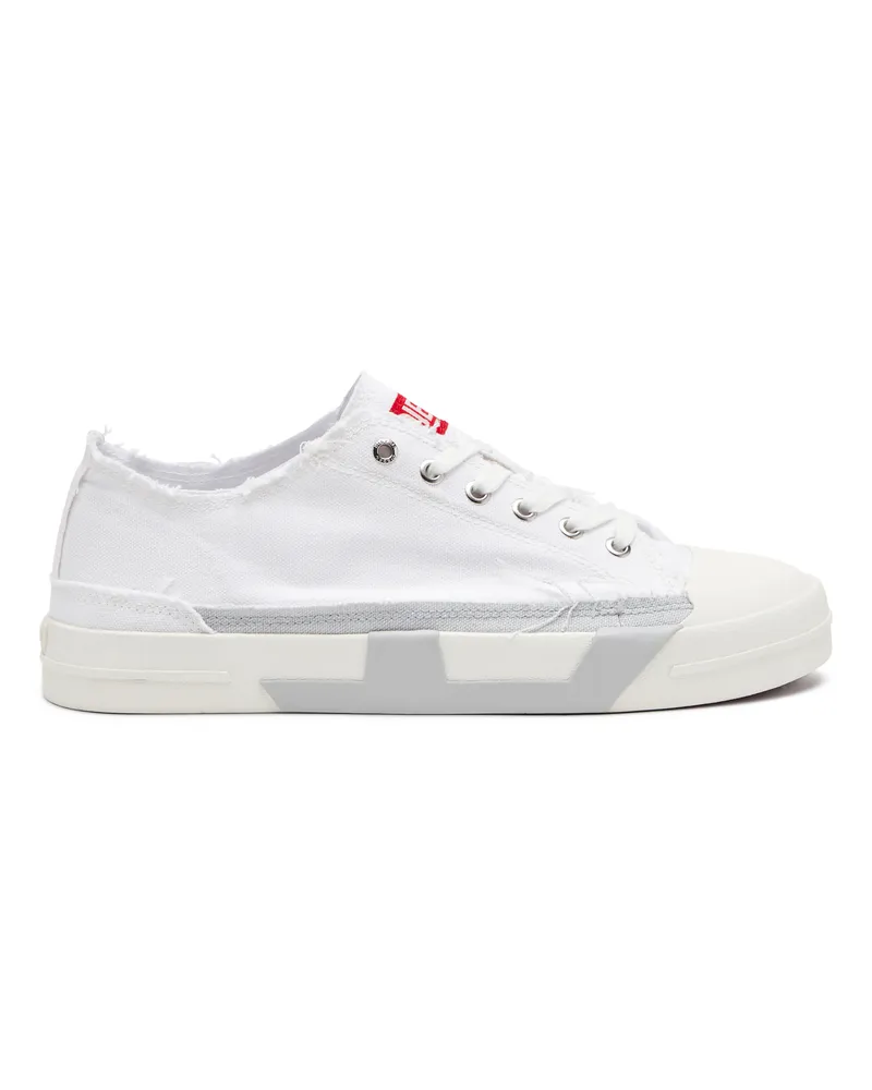 Diesel S-D-Verse-Sneakers aus ausgefranstem Canvas - Sneakers - Damen - Bunt Bunt