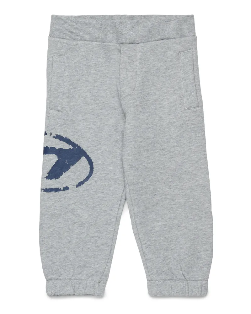 Diesel Sweathose mit vielgetragenem Oval D-Logo - Hosen - Unisex - Grau Grau