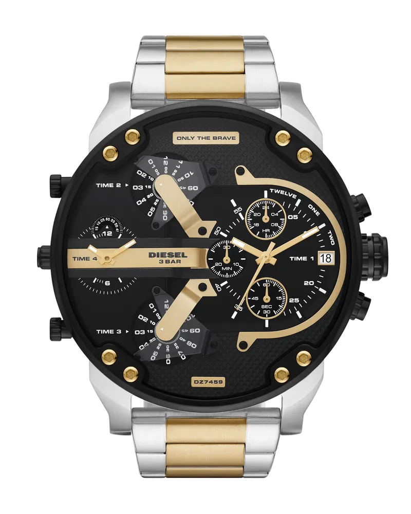 Diesel Mr. Daddy 2.0 Edelstahluhr - Uhren - Herren - Silber Silber