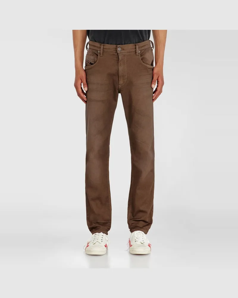 Diesel Regular Regular Waist 2032 D-Krooley-BW Joggjeans, Farbig, Elastischer Bund Braun