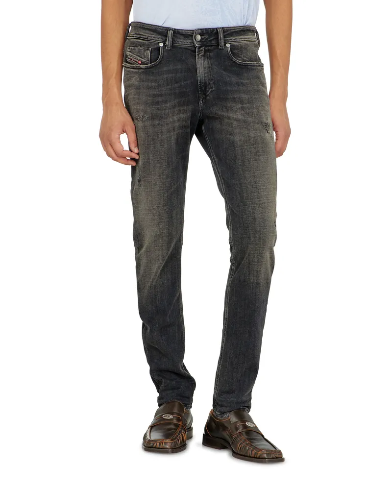 Diesel Skinny Jeans Low Waist 1979 Sleenker,, Reißverschluss Schwarz