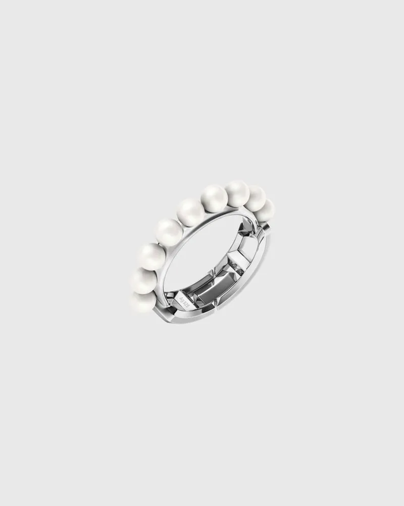 Diesel Bandring aus Sterlingsilber und Perle - Ringe - Unisex - Silber Silber