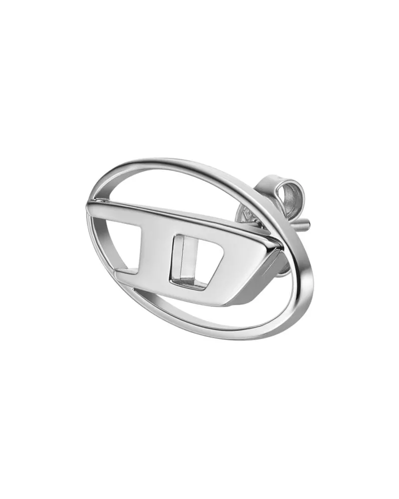 Diesel Ohrstecker aus Edelstahl - Ohrringe - Unisex - Silber Silber