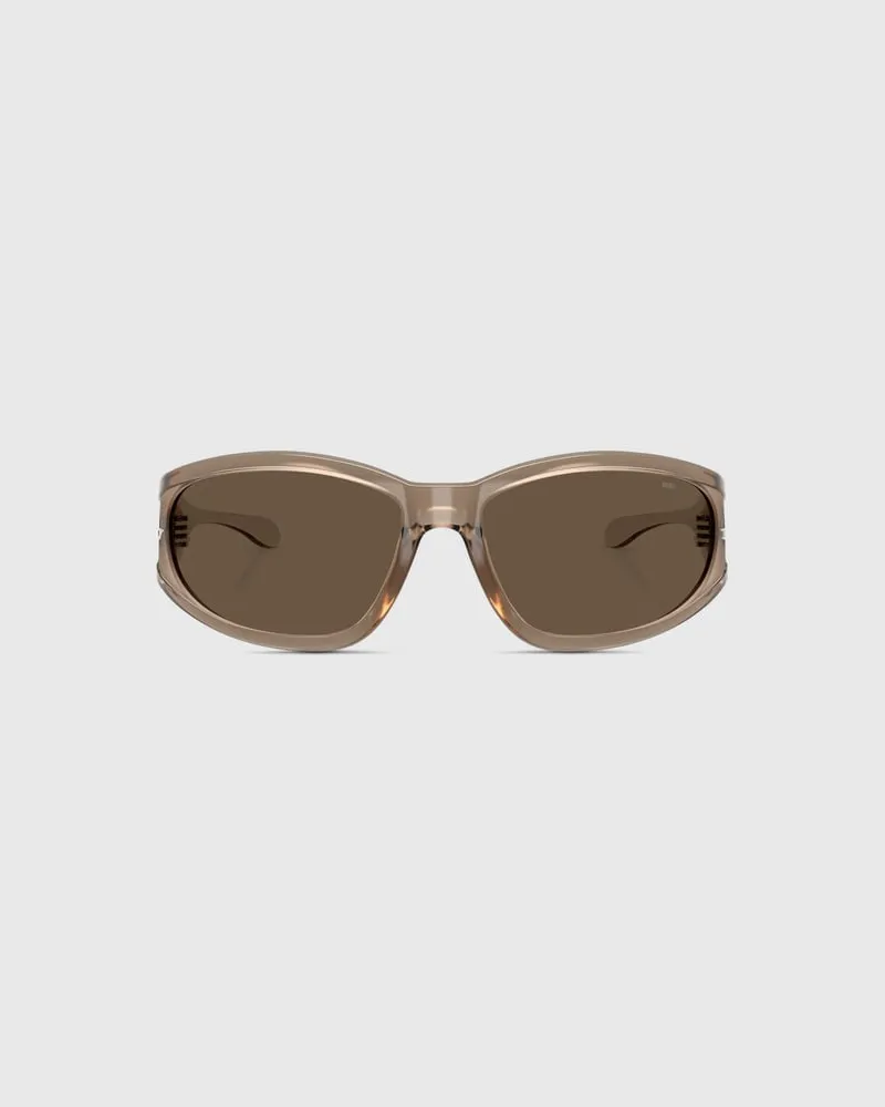 Diesel Sonnenbrille aus acetat mit rechteckigen gläsern - Sonnenbrille - Unisex - Braun Braun
