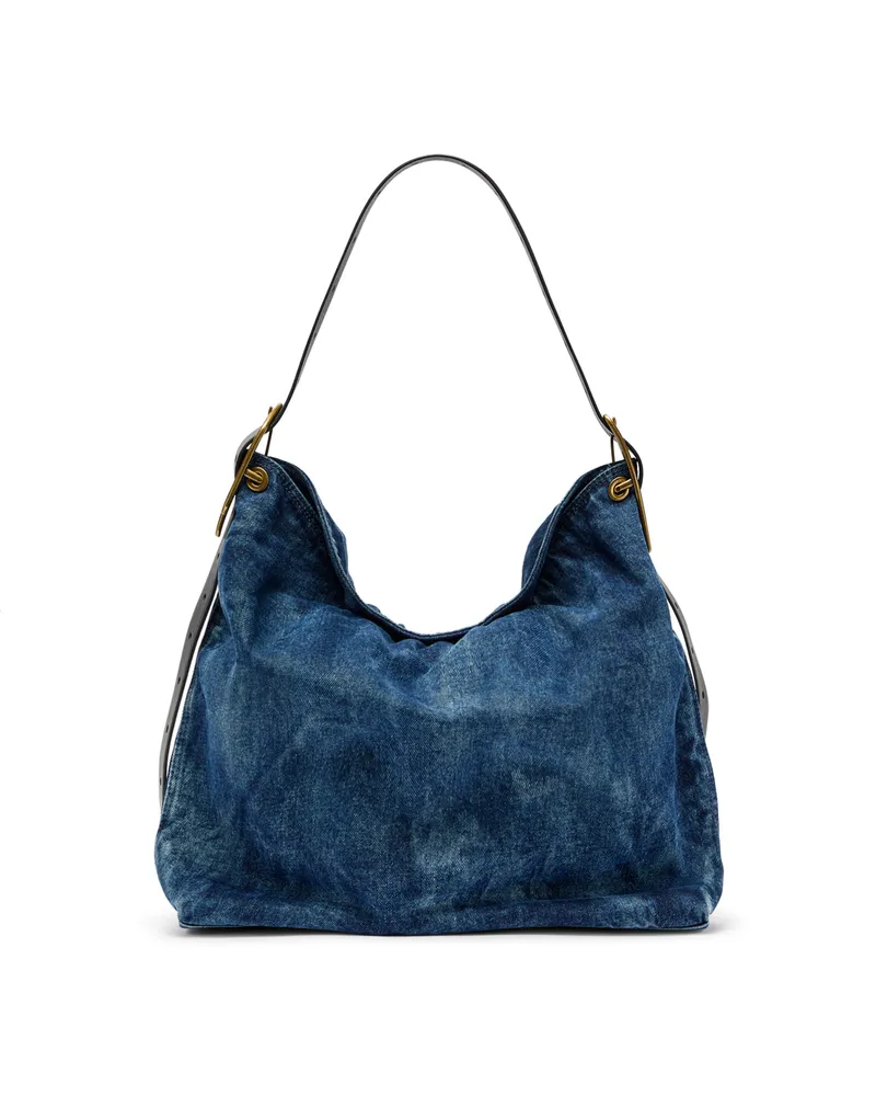 Diesel D-Line-Denim Hobo-Tasche - Schultertaschen - Damen - Blau Blau