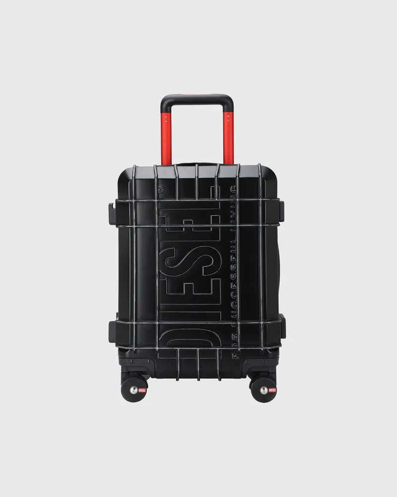 Diesel Robuster Koffer Größe S - Handgepäck Koffer - Unisex - Schwarz Schwarz