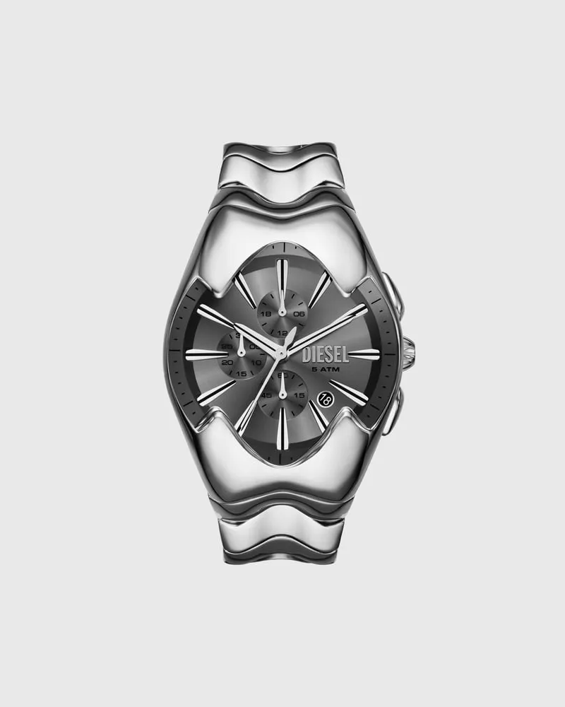 Diesel Mercurial Armbanduhr aus Edelstahl - Uhren - Herren - Silber Silber
