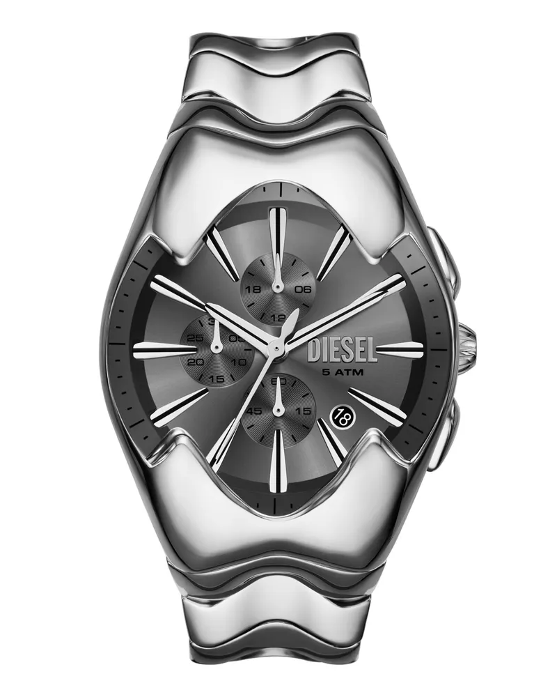 Diesel Mercurial Armbanduhr aus Edelstahl - Uhren - Herren - Silber Silber
