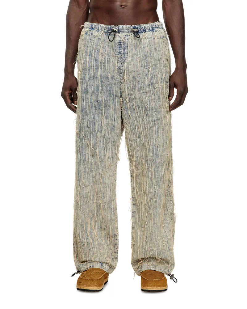 Diesel Relaxed Jeans - D-Martial - Jeans - Unisex - Blau Blau