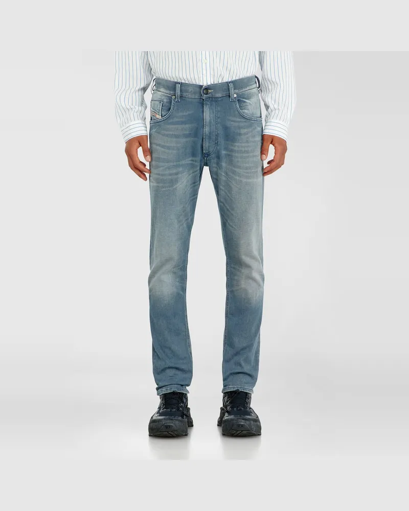 Diesel Regular Regular Waist 2032 D-Krooley-BW Joggjeans, Hellblau, Elastischer Bund Blau