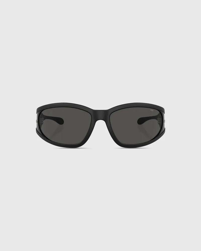 Diesel Sonnenbrille aus acetat mit rechteckigen gläsern - Sonnenbrille - Unisex - Schwarz Schwarz