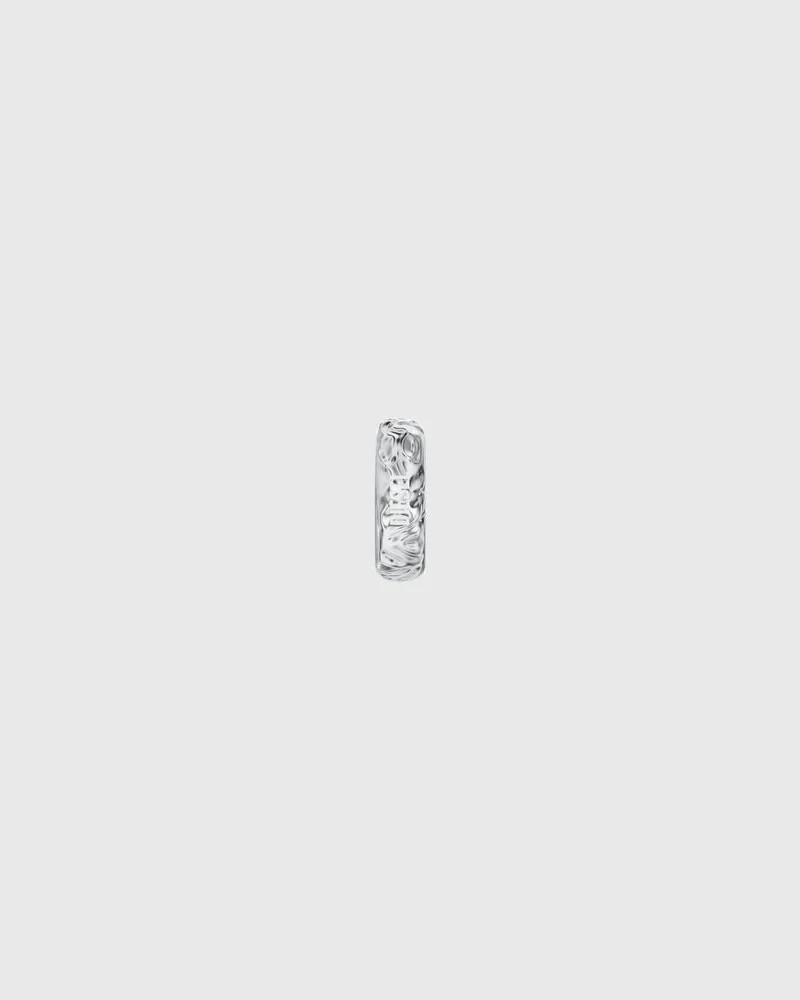 Diesel Creole aus Edelstahl - Ohrringe - Unisex - Silber Silber