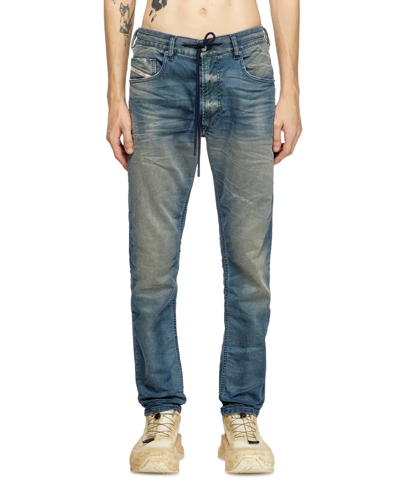 Diesel Regular 2032 D-Krooley Joggjeans - Jeans - Herren - Blau Blau