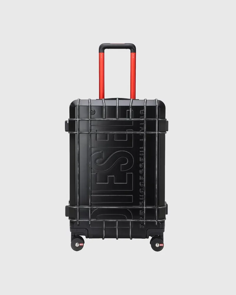 Diesel Robuster Koffer Größe M - Handgepäck Koffer - Unisex - Schwarz Schwarz