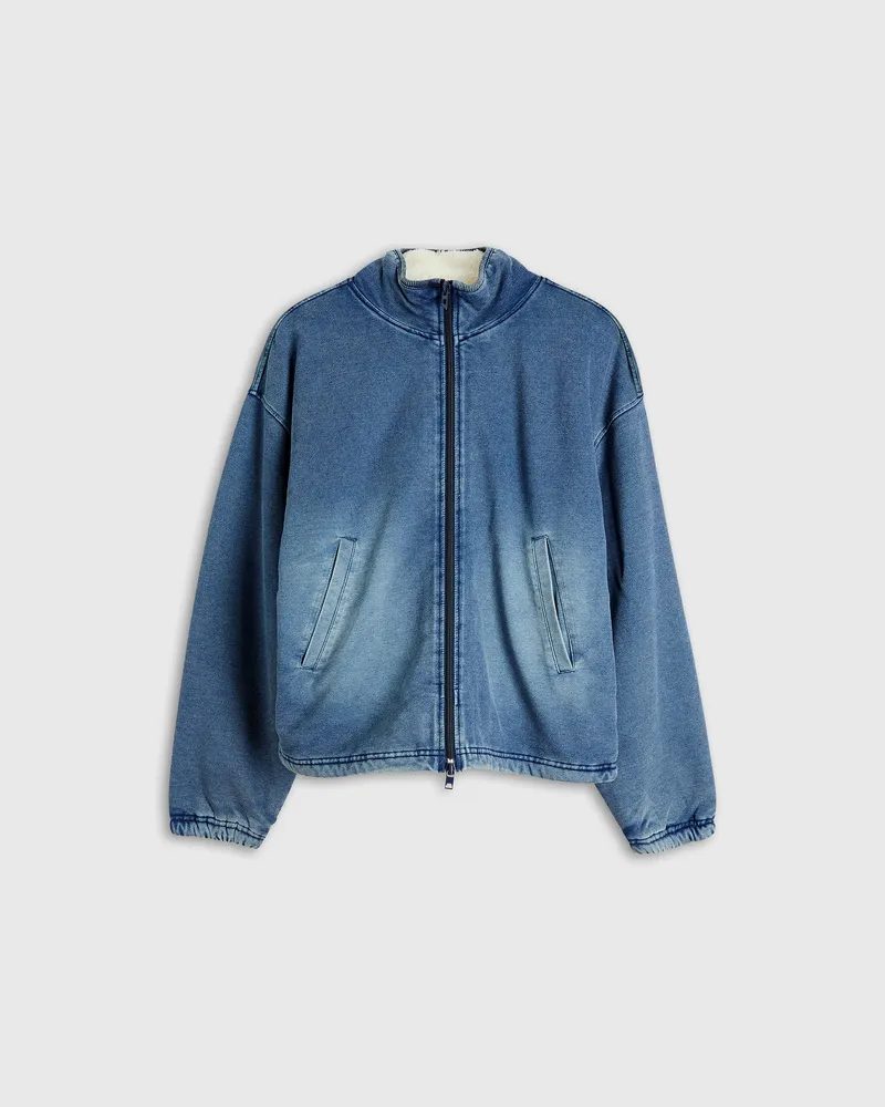 Diesel Sweatjacke mit Denim-Effekt - Jacken - Damen - Blau Blau