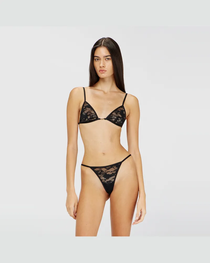 Diesel Triangel-BH aus Camouflage-Spitze - BHs - Damen 
