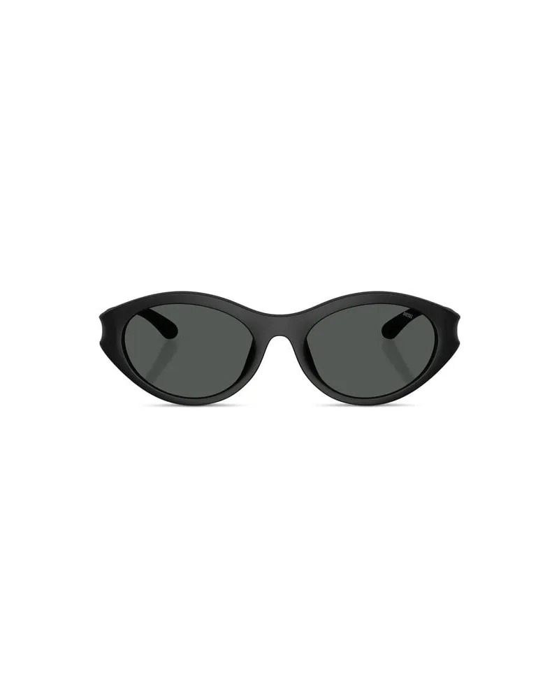 Diesel Ovaler Modell Brille - Sonnenbrille - Unisex - Schwarz Schwarz