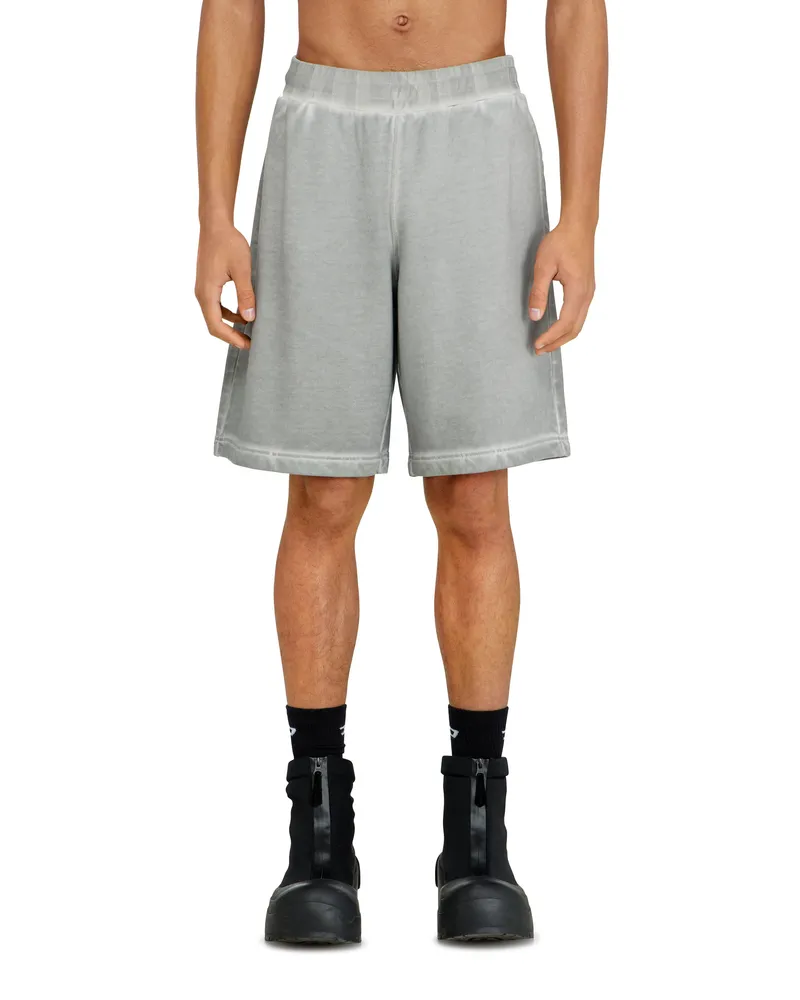 Diesel Pigmentgefärbte Sweatshorts - Kurze Hosen - Herren - Grau Grau