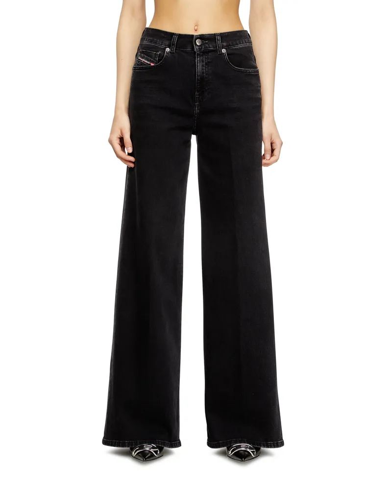 Diesel Flare Jeans - 1978 D-Akemi - Jeans - Damen - Schwarz Schwarz